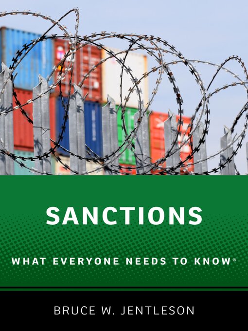 Title details for Sanctions by Bruce W. Jentleson - Available